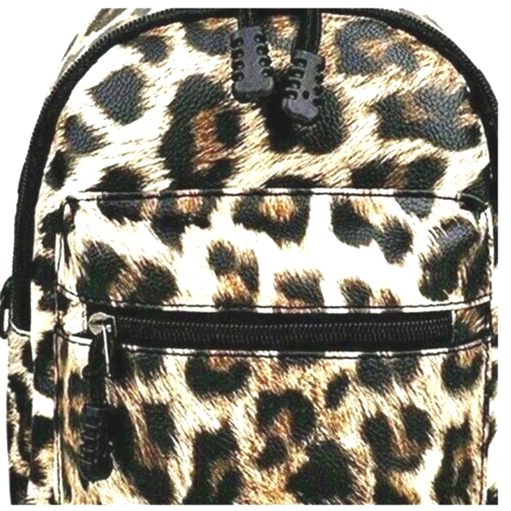 REALISTIC LEOPARD PRINT - Backpack - Picture 4 of 6